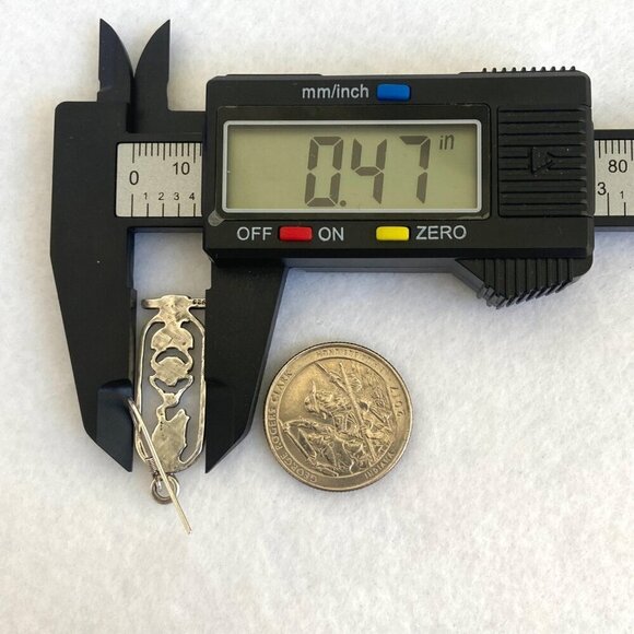 Sterling Silver 925 Egyptian Amulet Hieroglyph Scarab Cartouche Dangle Earrings - Picture 14 of 16